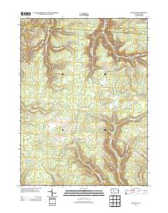 Huntley 2013 topographic map thumbnail