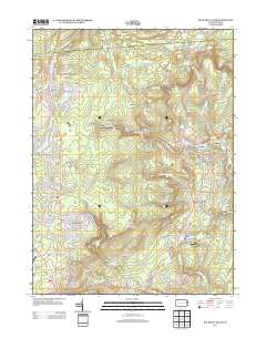 Buck Hill Falls 2013 topographic map thumbnail