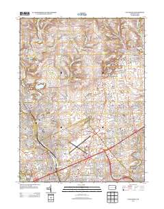 Catasauqua 2013 topographic map thumbnail