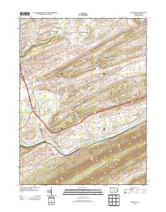 Mexico 2013 topographic map thumbnail