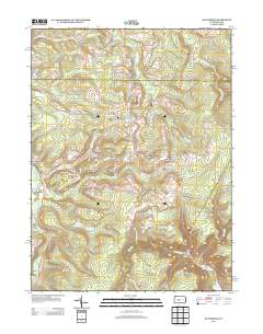 Blandburg 2013 topographic map thumbnail