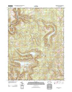 Markleton 2013 topographic map thumbnail