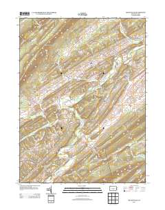 McCoysville 2013 topographic map thumbnail