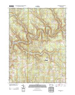 Cooksburg 2013 topographic map thumbnail
