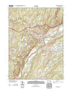Milford 2013 topographic map thumbnail