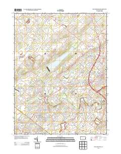 Doylestown 2013 topographic map thumbnail
