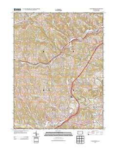 Canonsburg 2013 topographic map thumbnail
