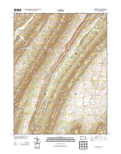 Rainsburg 2013 topographic map thumbnail