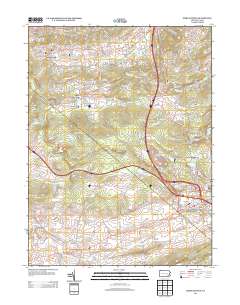 Morgantown 2013 topographic map thumbnail