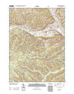 Warren 2013 topographic map thumbnail