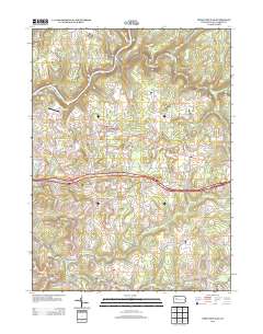 Strattanville 2013 topographic map thumbnail