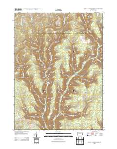 Young Womans Creek 2013 topographic map thumbnail