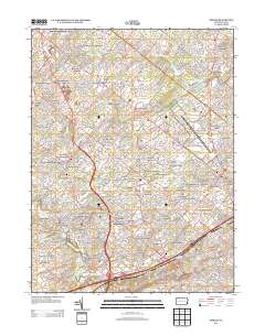 Ambler 2013 topographic map thumbnail