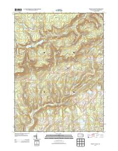 Sweet Valley 2013 topographic map thumbnail