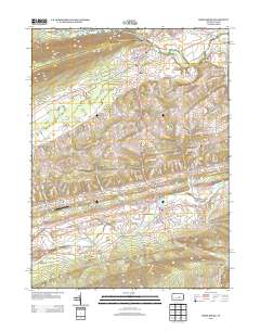 Middleburg 2013 topographic map thumbnail