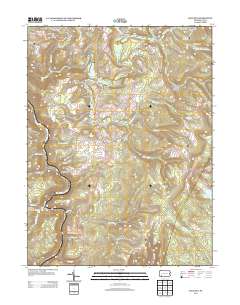 Mill Run 2013 topographic map thumbnail