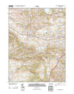 Sinking Spring 2013 topographic map thumbnail
