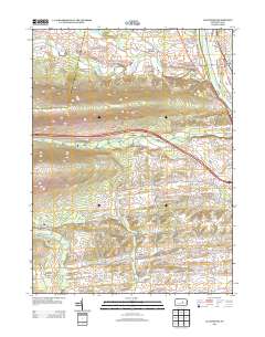 Allenwood 2013 topographic map thumbnail