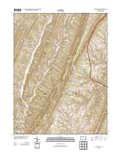 Amaranth 2013 topographic map thumbnail