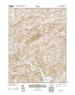Bernville 2013 topographic map thumbnail