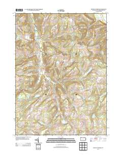 Bentley Creek 2013 topographic map thumbnail