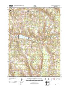 Blooming Valley 2013 topographic map thumbnail