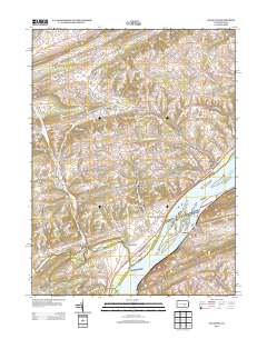 Dalmatia 2013 topographic map thumbnail
