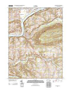 Catawissa 2013 topographic map thumbnail