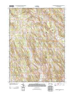 Cambridge Springs NE 2013 topographic map thumbnail