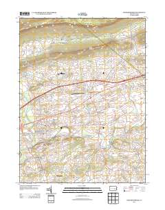 Fredericksburg 2013 topographic map thumbnail