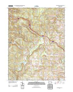 Bakersville 2013 topographic map thumbnail