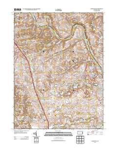 Cementon 2013 topographic map thumbnail