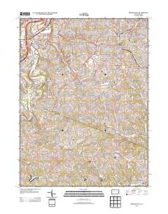 Bridgeville 2013 topographic map thumbnail