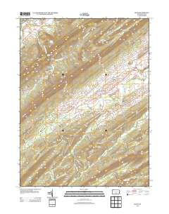 Blain 2013 topographic map thumbnail