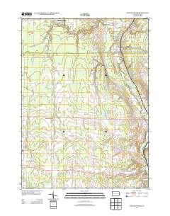 Beaver Center 2013 topographic map thumbnail