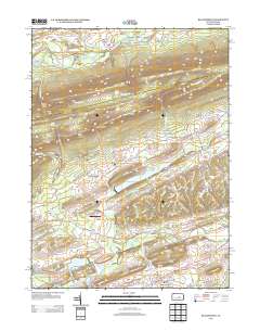 Beavertown 2013 topographic map thumbnail