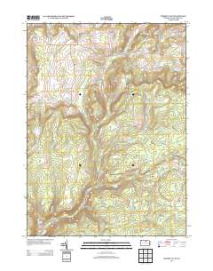 Cherry Flats 2013 topographic map thumbnail
