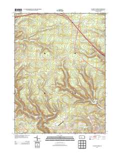 Elliott Park 2013 topographic map thumbnail