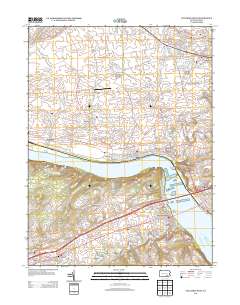 Columbia West 2013 topographic map thumbnail
