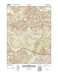 Falls Creek 2013 topographic map thumbnail