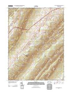Fannettsburg 2013 topographic map thumbnail