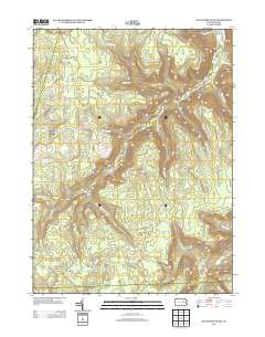 Dutch Mountain 2013 topographic map thumbnail