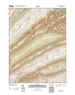 Madisonburg 2013 topographic map thumbnail