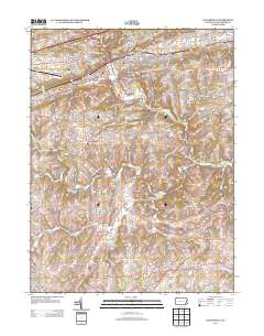 Coatesville 2013 topographic map thumbnail