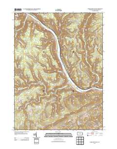 Farrandsville 2013 topographic map thumbnail