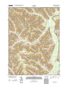 Eldred 2013 topographic map thumbnail
