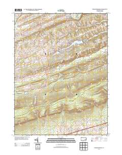 Friedensburg 2013 topographic map thumbnail