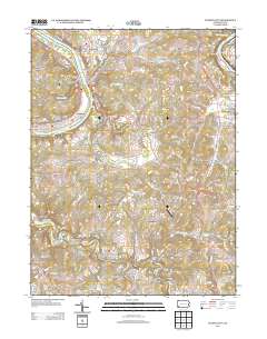 Fayette City 2013 topographic map thumbnail