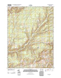 Gleason 2013 topographic map thumbnail
