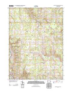 Conneautville 2013 topographic map thumbnail